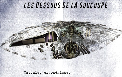 Capsule cryog�niques d'une Soucoupe Volante (OVNI)